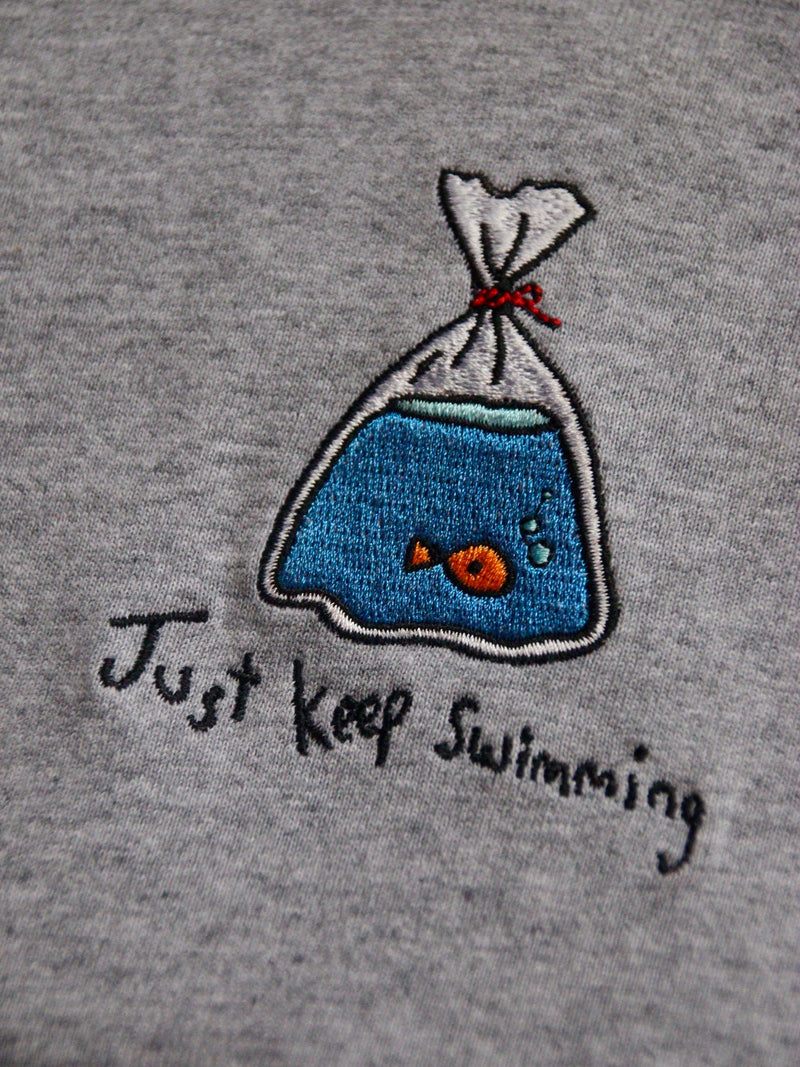 Just Keep Swimming - Ash (Organic Hemp)